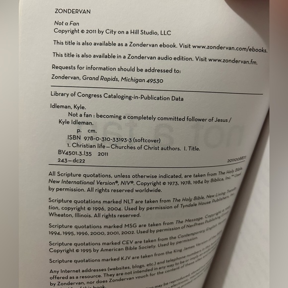 Not a Fan by Kyle Idleman - Paperback - Picture 3 of 5